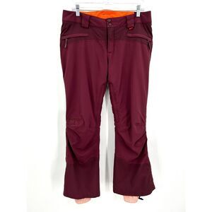 MARKER Women's Burgundy Orange Outdoor Snowboard Ski Sierra Pants Size Medium